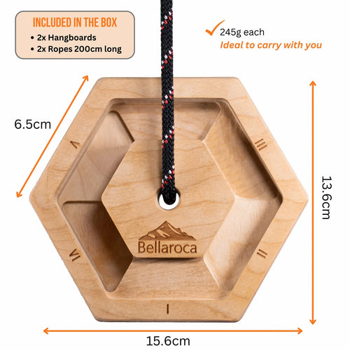 Hangboard - Hexagons image 1